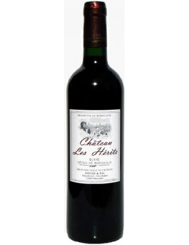 Vin Château Les Hérits 2015 Côtes de Bordeaux - Chai N°5