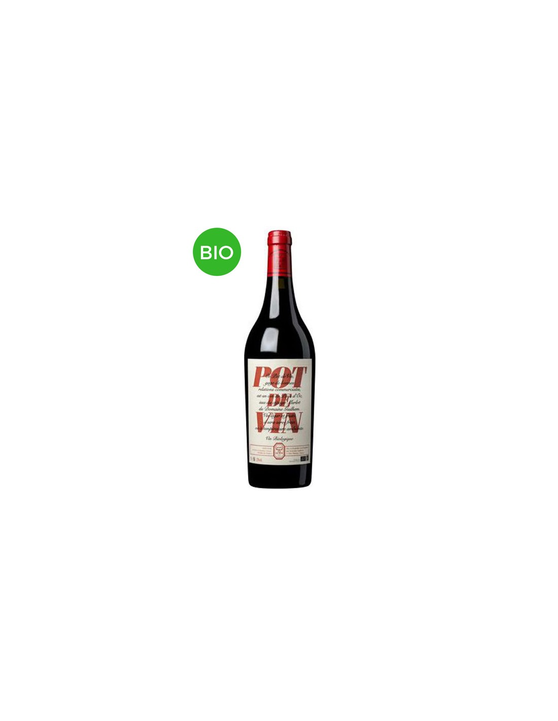 Vin Bio Pot de Vin Rouge Château Guilhem Chai N°5