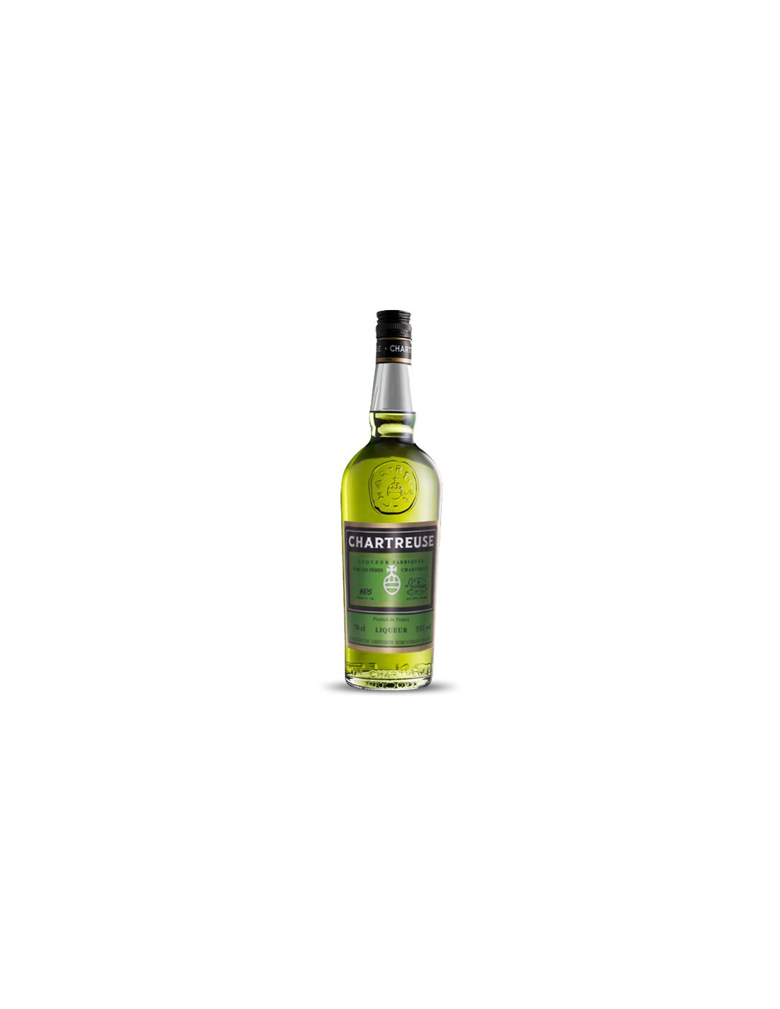 CHARTREUSE Liqueur Chartreuse verte 55% 70cl pas cher 