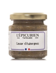 Tartinables Caviar d'Aubergines 100g - L'Epicurien - Chai N°5