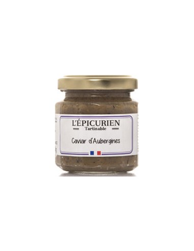 Tartinables Caviar d'Aubergines 100g - L'Epicurien - Chai N°5