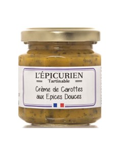 Tartinables Crème de Carottes aux Epices Douces 100g - L'Epicurien - Chai N°5