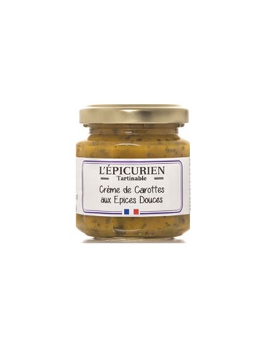 Tartinables Crème de Carottes aux Epices Douces 100g - L'Epicurien - Chai N°5
