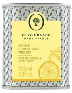 Huile d'Olive et Citron frais pressés 100 ml - Oliviers & Co - Chai N°5