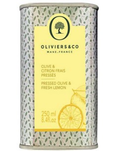 Huile d'Olive et Citron frais pressés 250 ml - Oliviers & Co - Chai N°5