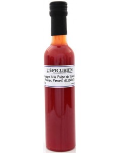 Vinaigre à la Puple de Tomate, Poivron et Piment d'Espelette 25 cl - L'Epicurien - Chai N°5