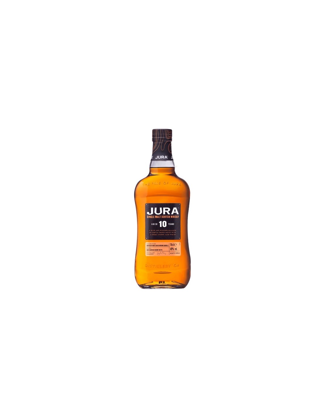 Whisky Jura 10 ans Single Malt 70 cl 40 Chai N°5
