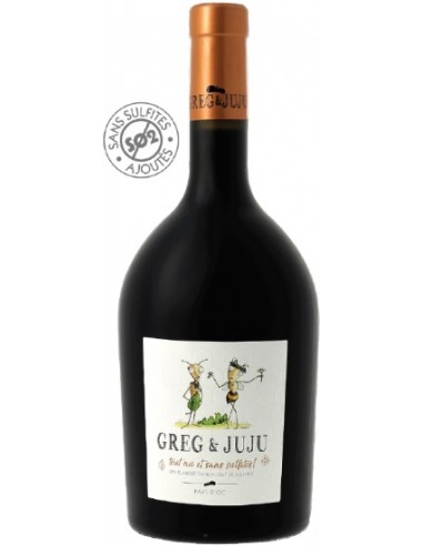 Vin Greg & Juju Rouge Sans Sulfites - Domaine Robert Vic - Chai N°5