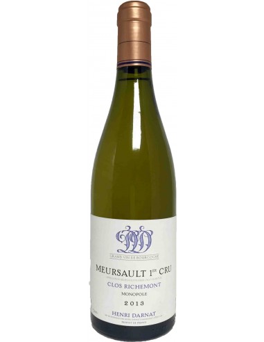 Vin Meursault Premier Cru Clos Richemont Monopole 2015 - Henri Darnat - Chai N°5