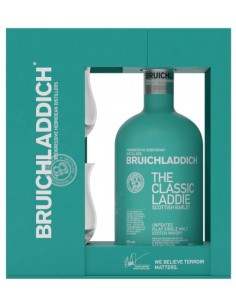 Whisky Bruichladdich The Classic Laddie Coffret + 2 Verres - Chai N°5
