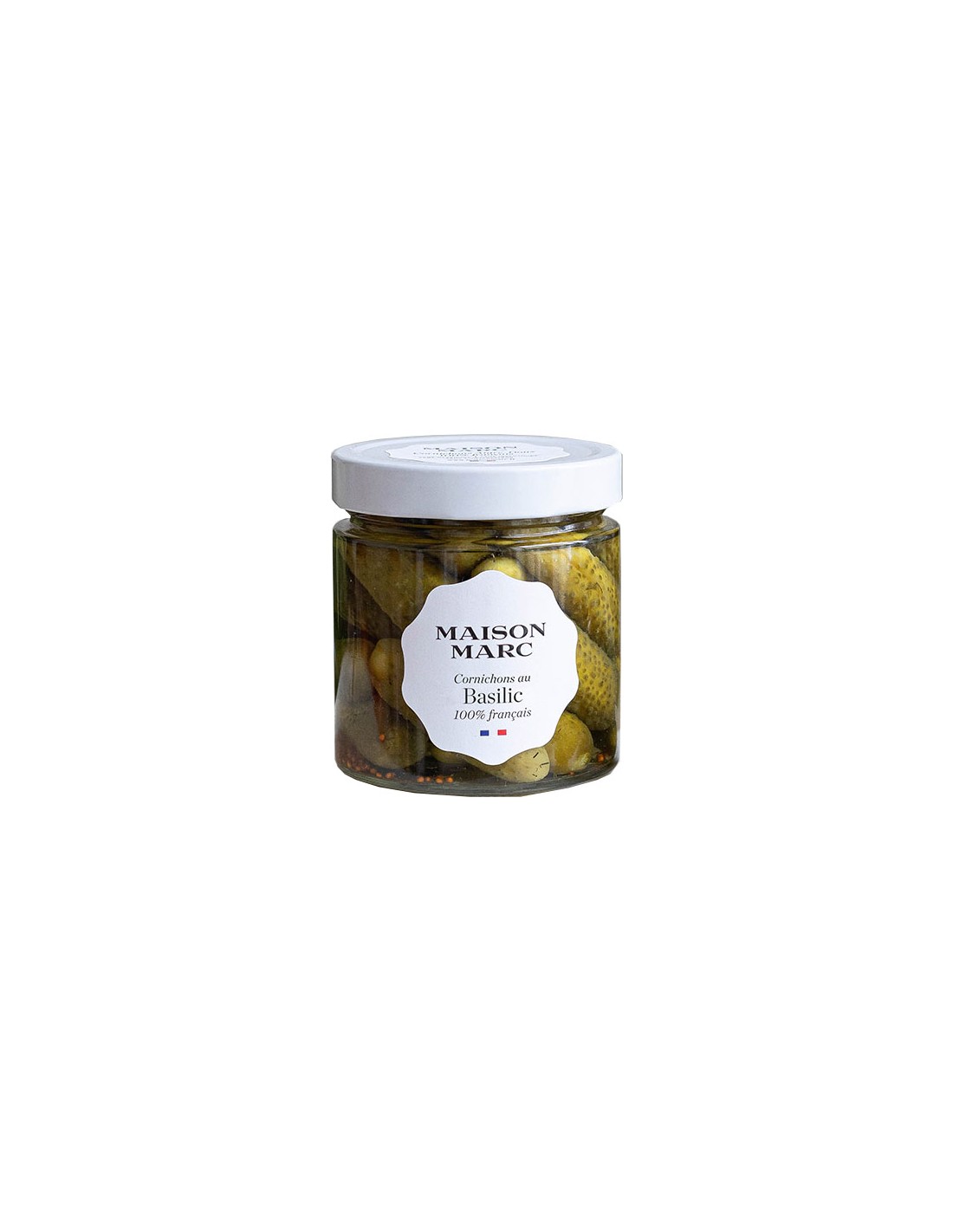 Cornichons au Basilic 250g Maison Marc Chai N°5