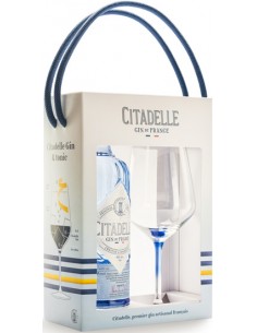 Gin Coffret Citadelle Original + 1 Verre - Chai N°5