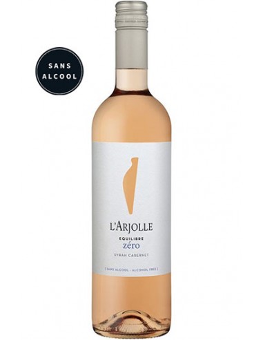 Vin Sans Alcool Equilibre Zéro Rosé 2020 - Domaine de l'Arjolle - Chai N°5