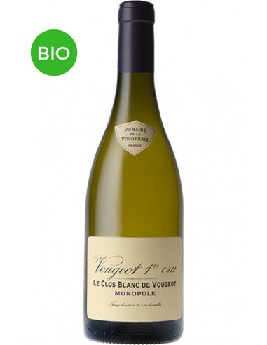 Vin Bio Vougeot 1er Cru 2019 Le Clos Blanc de Vougeot - Domaine de la Vougeraie - Chai N°5