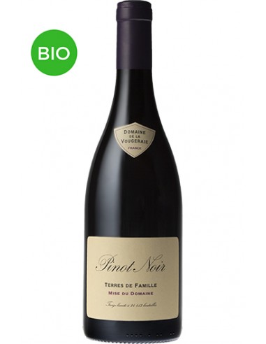 Vin Bio Pinot Noir Terres de Famille - Domaine de La Vougeraie - Chai N°5