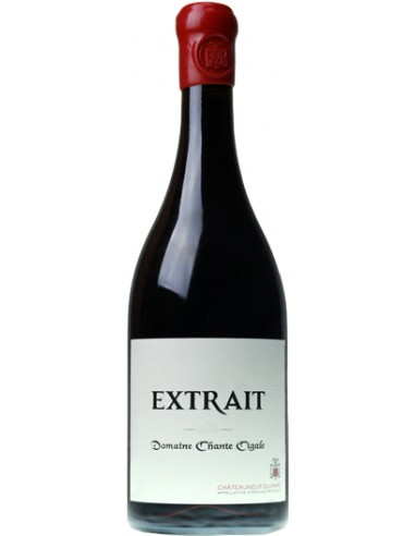 Vin Châteauneuf-du-Pape Extrait Rouge 2018 - Domaine Chante Cigale - Chai N°5