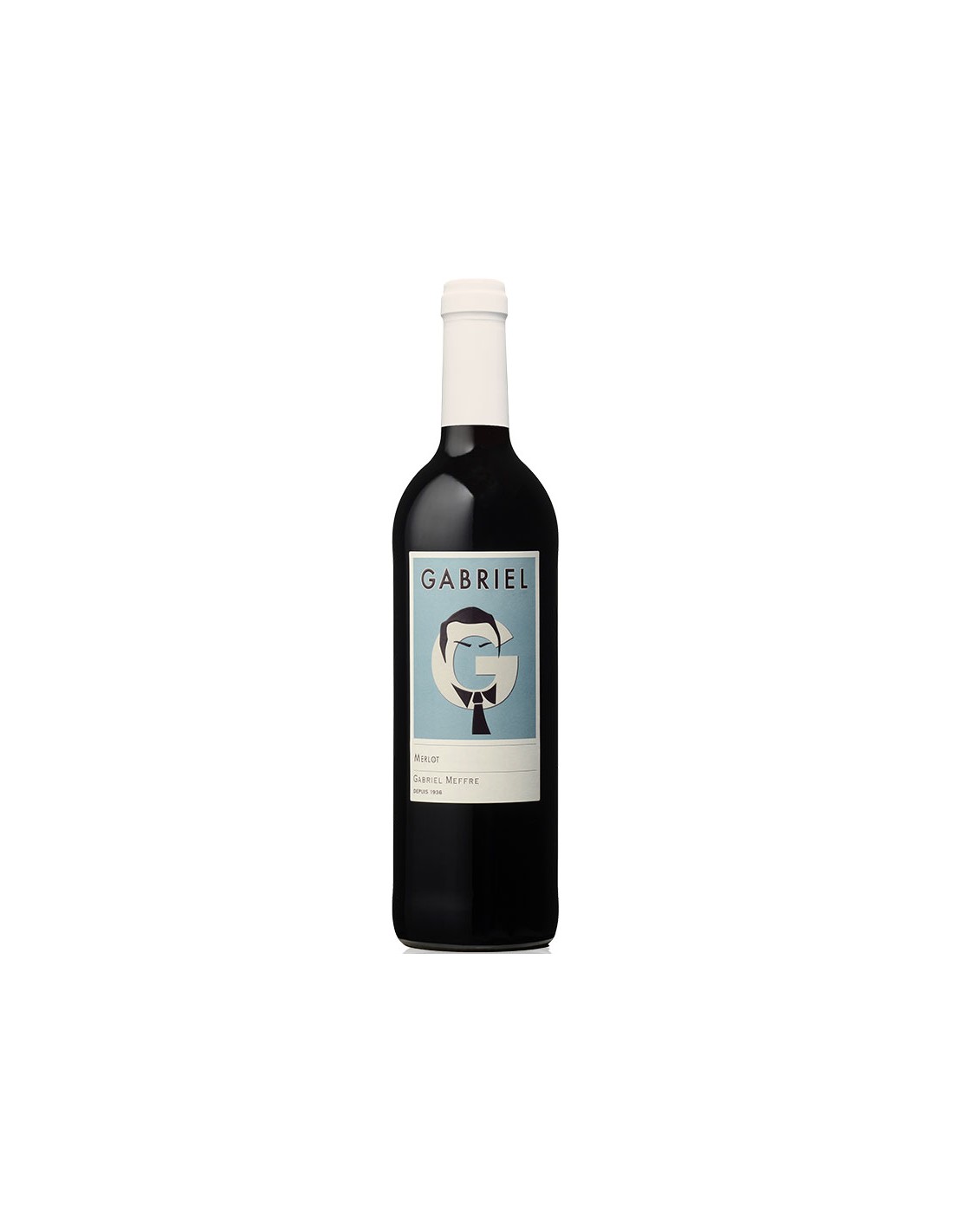 La Nuit Tous Les Chats Sont Gris Vin Leclerc Vin Gabriel Merlot 2021 - Gabriel Meffre - Chai N°5