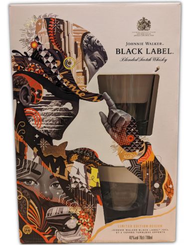 Whisky Johnnie Walker Black Label en Coffret - Chai N°5