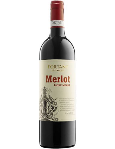 Vin Merlot 2020 Terroir Littoral - Maison Fortant - Chai N°5