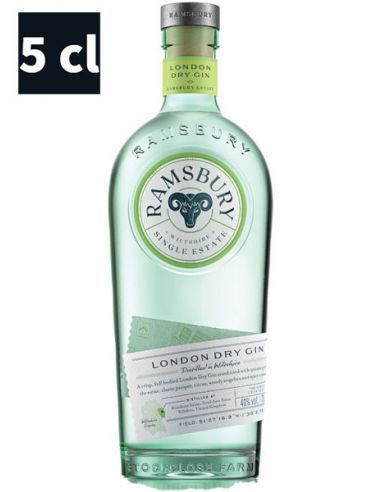 Ramsbury London Dry gin 5 cl - Chai N°5