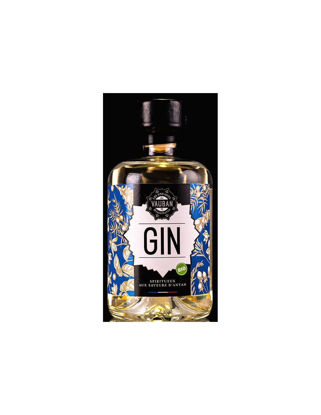 Gin Nature Bio 50 cl 40° de la Distillierie des Enfants de Vauban Chai N°5
