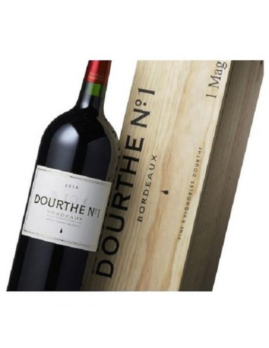 Vin Dourthe N°1 Rouge en Magnum Caisse Bois - Chai N°5
