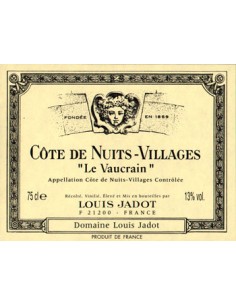 Vin Côte de Nuits Villages Le Vaucrain 2016 - Louis Jadot - Chai N°5