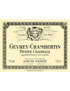 Gevrey-Chambertin - Petite Chapelle - 2011 - Louis Jadot - Chai N°5