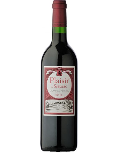 Vin Plaisir de Siaurac 2014 - 37.5 cl - Château Siaurac - Chai N°5